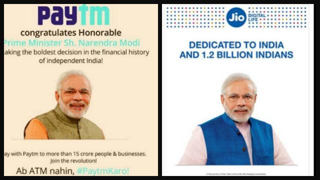 reliancejioandpaytmtendersapologyforusingpmsphotoinads